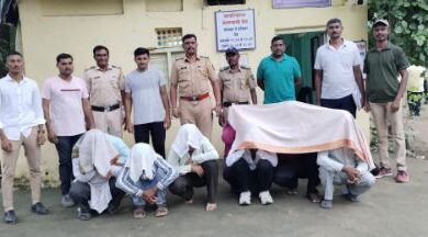 Photo of माहूर शहरात सुरू असलेल्या जुगार अड्ड्यावर पोलिसांची धाड….
