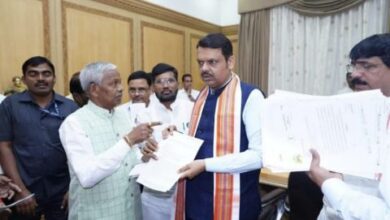 Photo of किनवट माहूर तालुक्यात अतिवृष्टीने झालेल्या पीक नुकसान भरपाई साठी सरसकट आर्थिक मदत द्या….