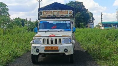 Photo of काळ्याबाजारात नेण्याच्या उद्देशाने वाहतुकीस सज्ज असलेल्या रेशनमालाचे वाहन पकडले…..