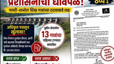 Photo of निम्न पैनगंगा प्रकल्पाच्या भुसंपादनासाठी ग्रामसभेच्या ठरावासाठी प्रशासनाची धावपळ..!